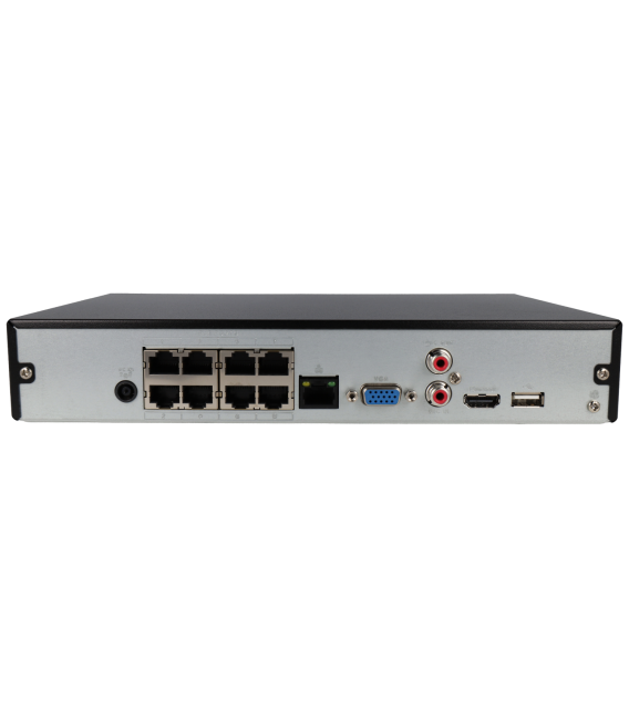 Ip DAHUA Rekorder für 8 Kanäle und 12 mpx Auflösung mit 8 ports PoE