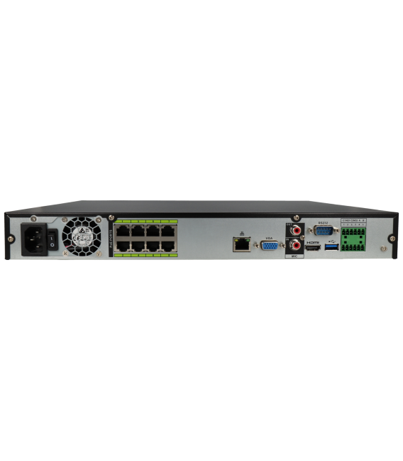 Ip DAHUA Rekorder für 8 Kanäle und 32 mpx Auflösung mit 8 ports PoE