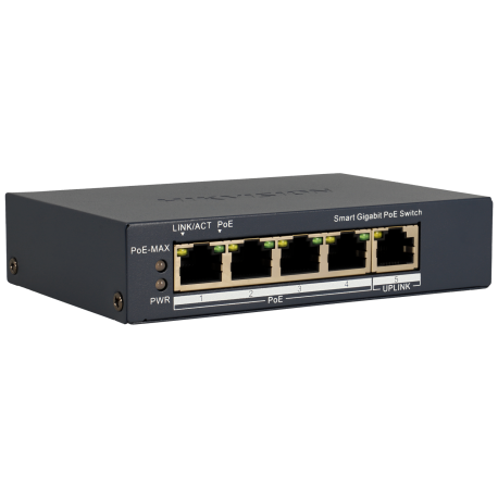 5 port Cloud Switch mit 4 PoE-Ports