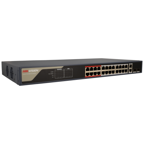 HIKVISION PRO 28 port Cloud Switch mit 24 PoE-Ports