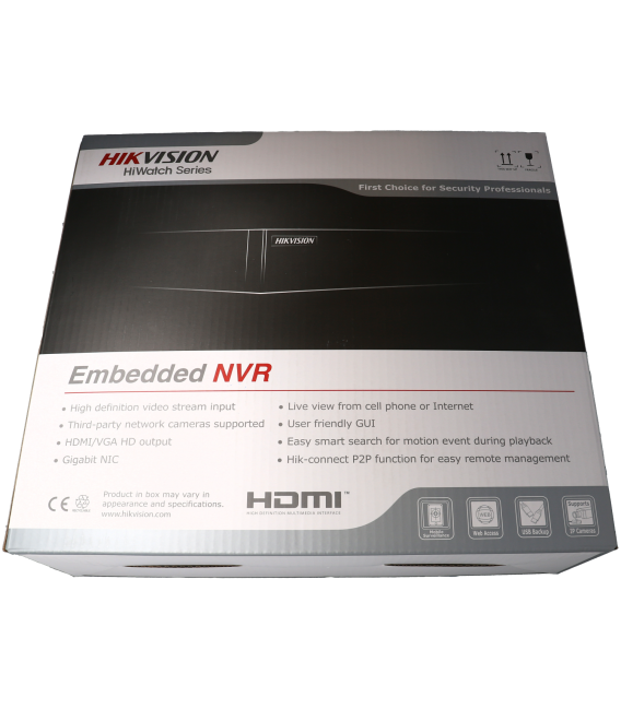 Ip HIKVISION Rekorder für 8 Kanäle und 8 mpx Auflösung mit 8 ports PoE