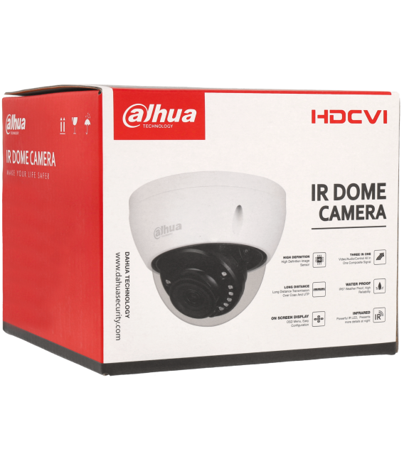 hd-cvi DAHUA minidome Kamera mit 2 megapixels und fixes objektiv