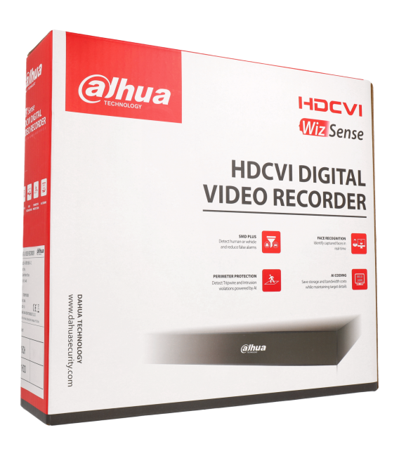 5 in 1 (hd-cvi, hd-tvi, ahd, analog und ip) DAHUA Rekorder für 4 Kanäle und bis zu 2 mpx maximal Auflösung 